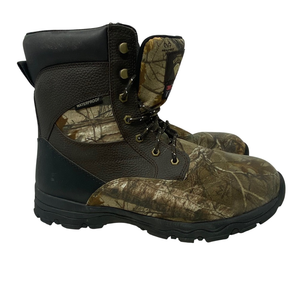 Herman Survivors Mens Camo Waterproof Hunting Boots 200g Thinsulate MNHS49DP005